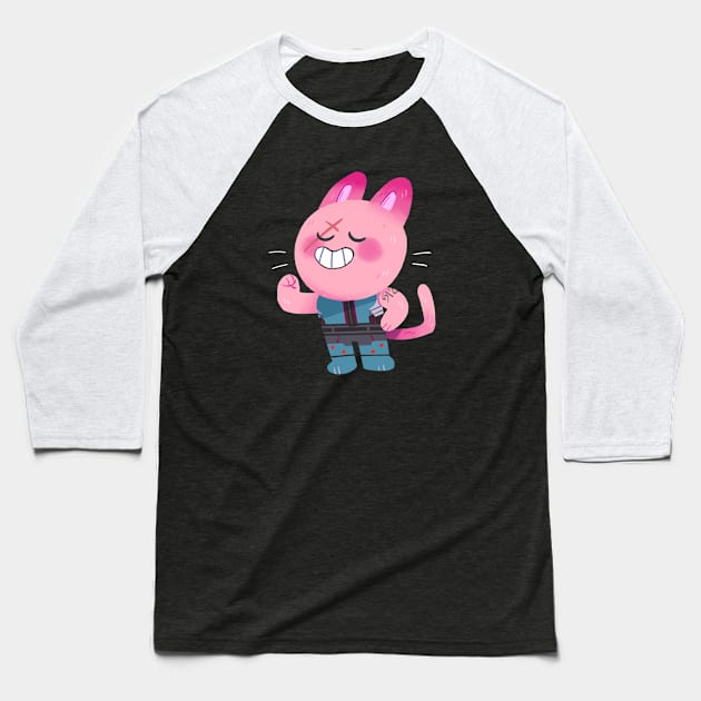 Meowverwatch - Maximum Charge! Baseball T-Shirt by giraffalope